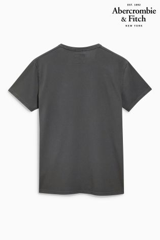 Abercrombie & Fitch Charcoal New York Logo T-Shirt